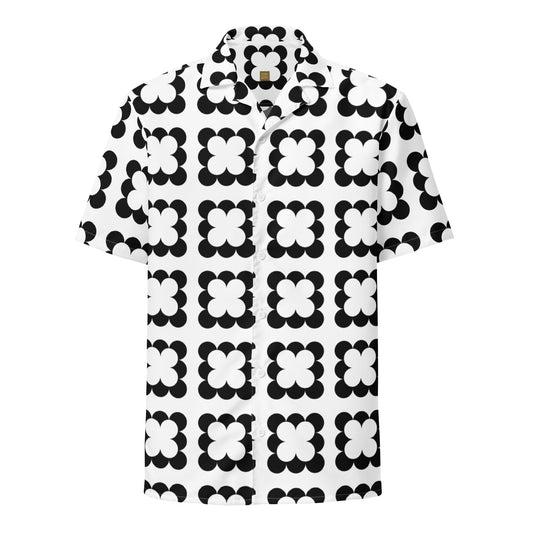 Classic Tile - Inspired By Dua Lipa - Sustainably Made Unisex button shirt