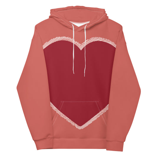 Heart - Inspired By Taylor Swift - Sustainably Made Hoodie