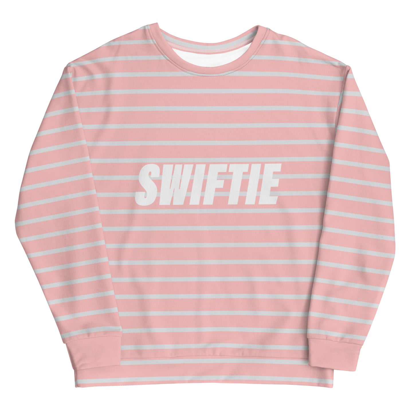 Swiftie Stripes - Inspired By Taylor Swift - Sustainably Made Sweatshirt