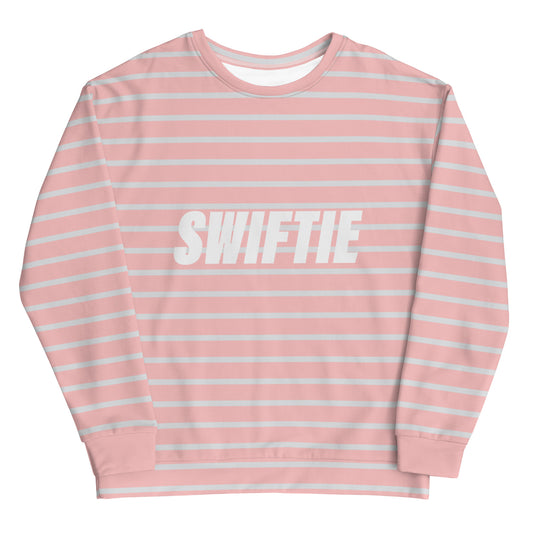 Swiftie Stripes - Inspired By Taylor Swift - Sustainably Made Sweatshirt