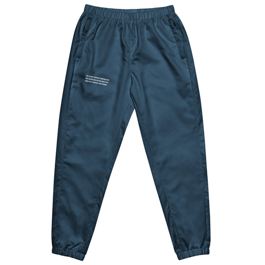 Ocean Blue Climate Change Global Warming Statement - Sustainably Made Unisex track pants