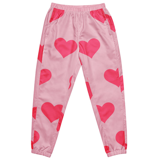 Pink Love - Sustainably Made Unisex track pants