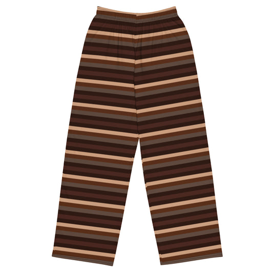 Retro Brown - Inspired By Taylor Swift - Sustainably Made unisex wide-leg pants