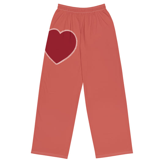 Heart - Inspired By Taylor Swift - Sustainably Made unisex wide-leg pants