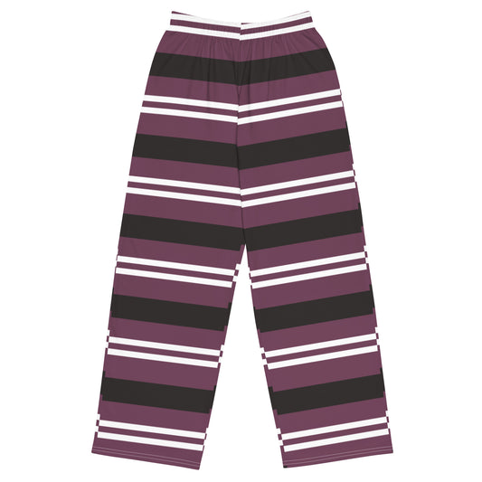 Grape - Inspired By Zendaya - Sustainably Made unisex wide-leg pants