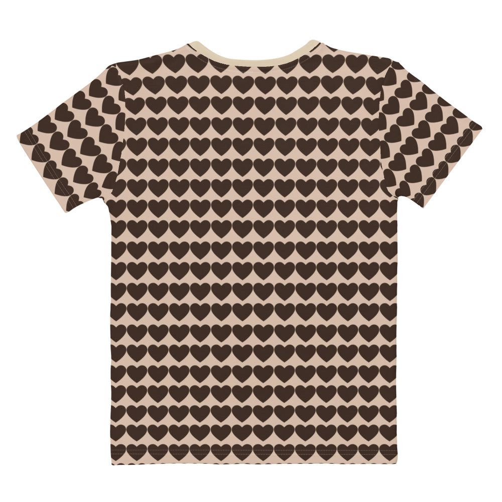 Heart Pattern - Inspired By Harry Styles - Sustainably Made Women’s Short Sleeve Tee