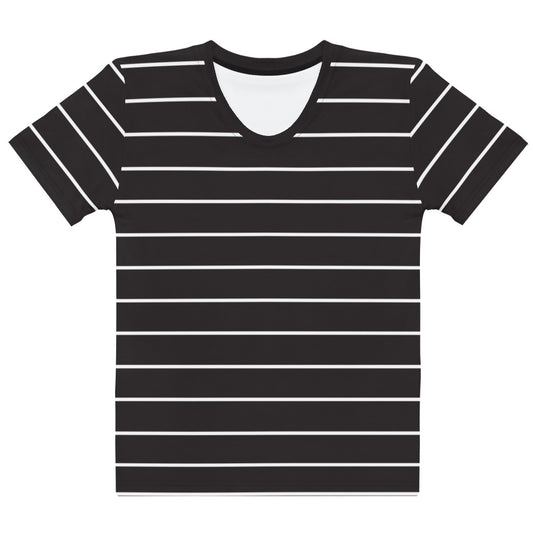 Black Stripes - Inspired By Taylor Swift - Sustainably Made Women’s Short Sleeve Tee