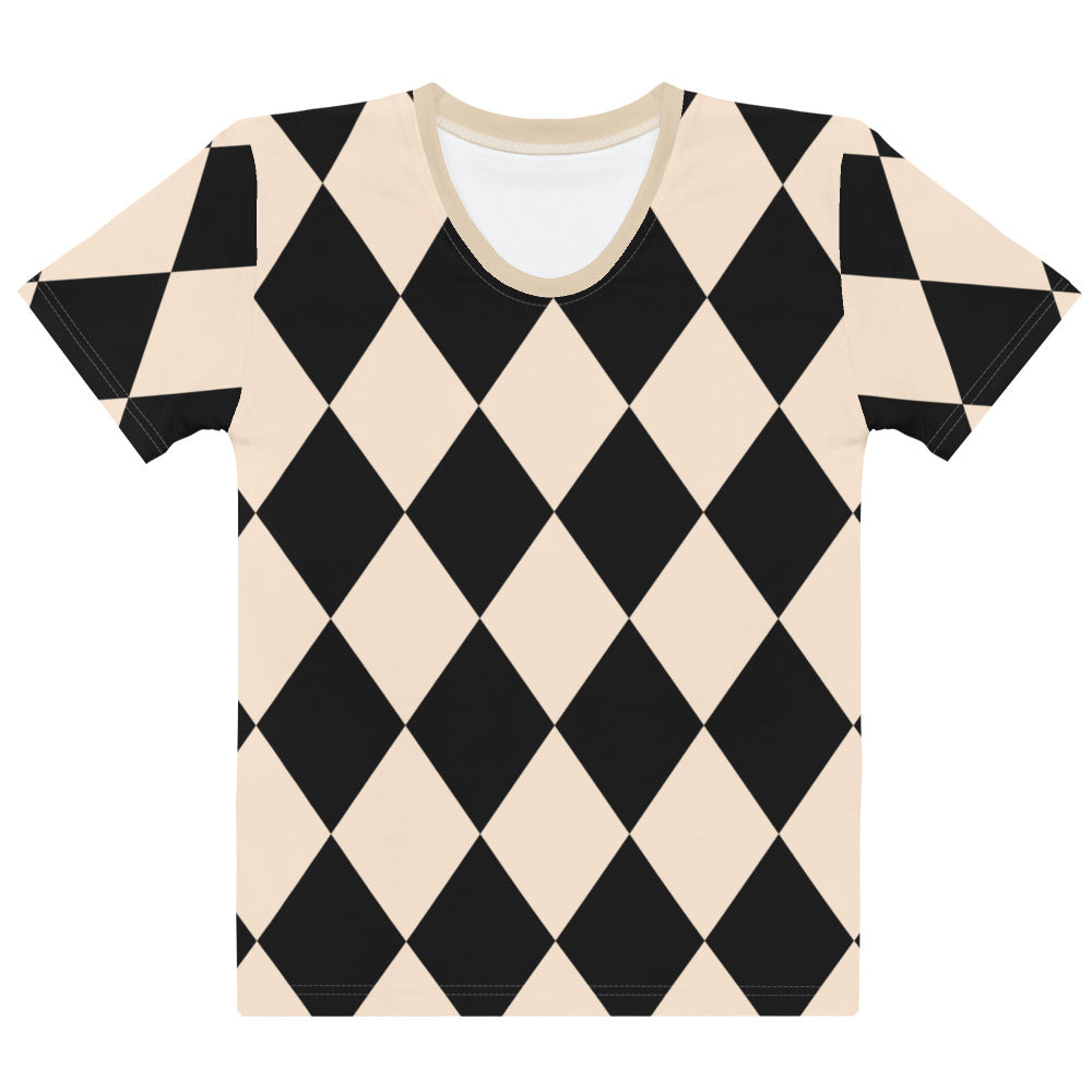 Harlequin - Inspired By Selena Gomez - Sustainably Made Women's Short Sleeve Tee