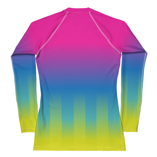 Rainbow - Inspired By Taylor Swift - Sustainably Made Women's Rash Guard