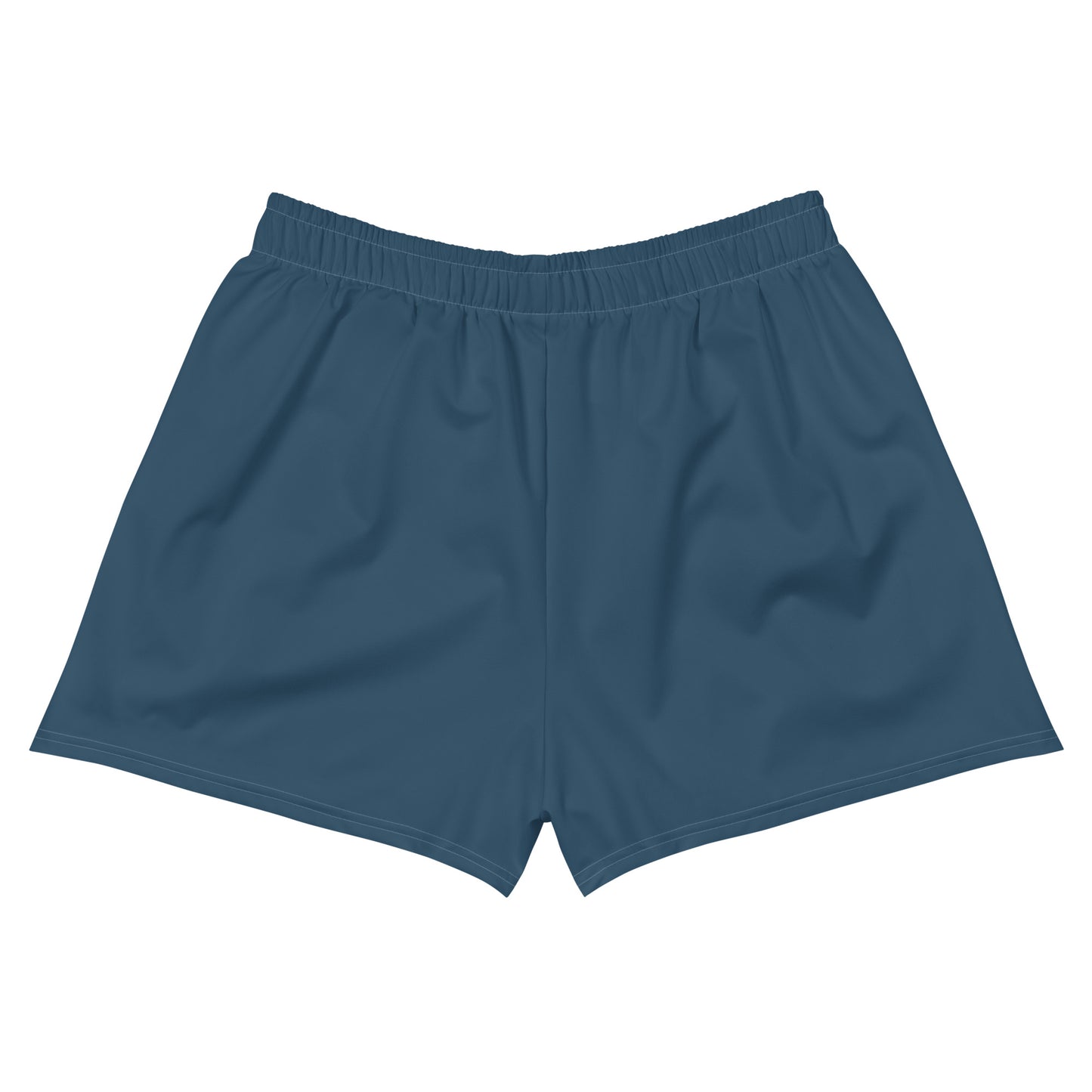 Ocean Blue Climate Change Global Warming Statement - Sustainably Made Women’s Recycled Athletic Shorts