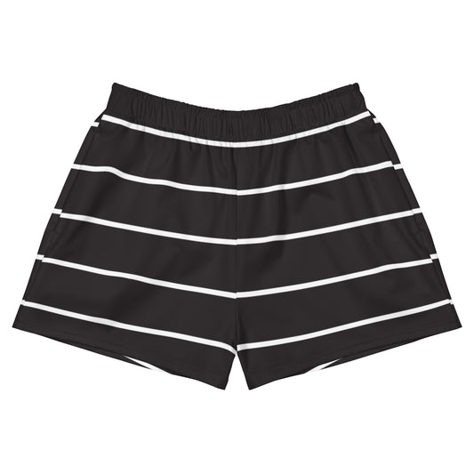 Black Stripes - Inspired By Taylor Swift - Sustainably Made Women’s Shorts