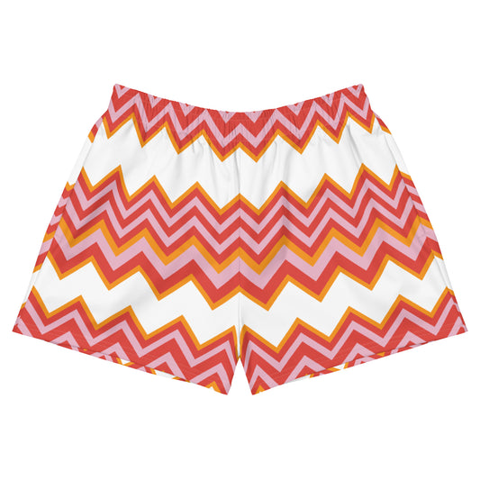 Retro Zigzag - Inspired By Taylor Swift - Sustainably Made Women’s Shorts