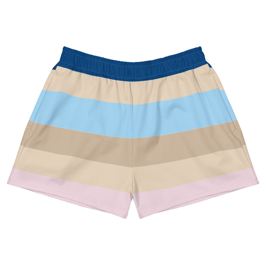 Stripes Multi Color - Inspired By Zendaya - Sustainably Made Women’s Shorts