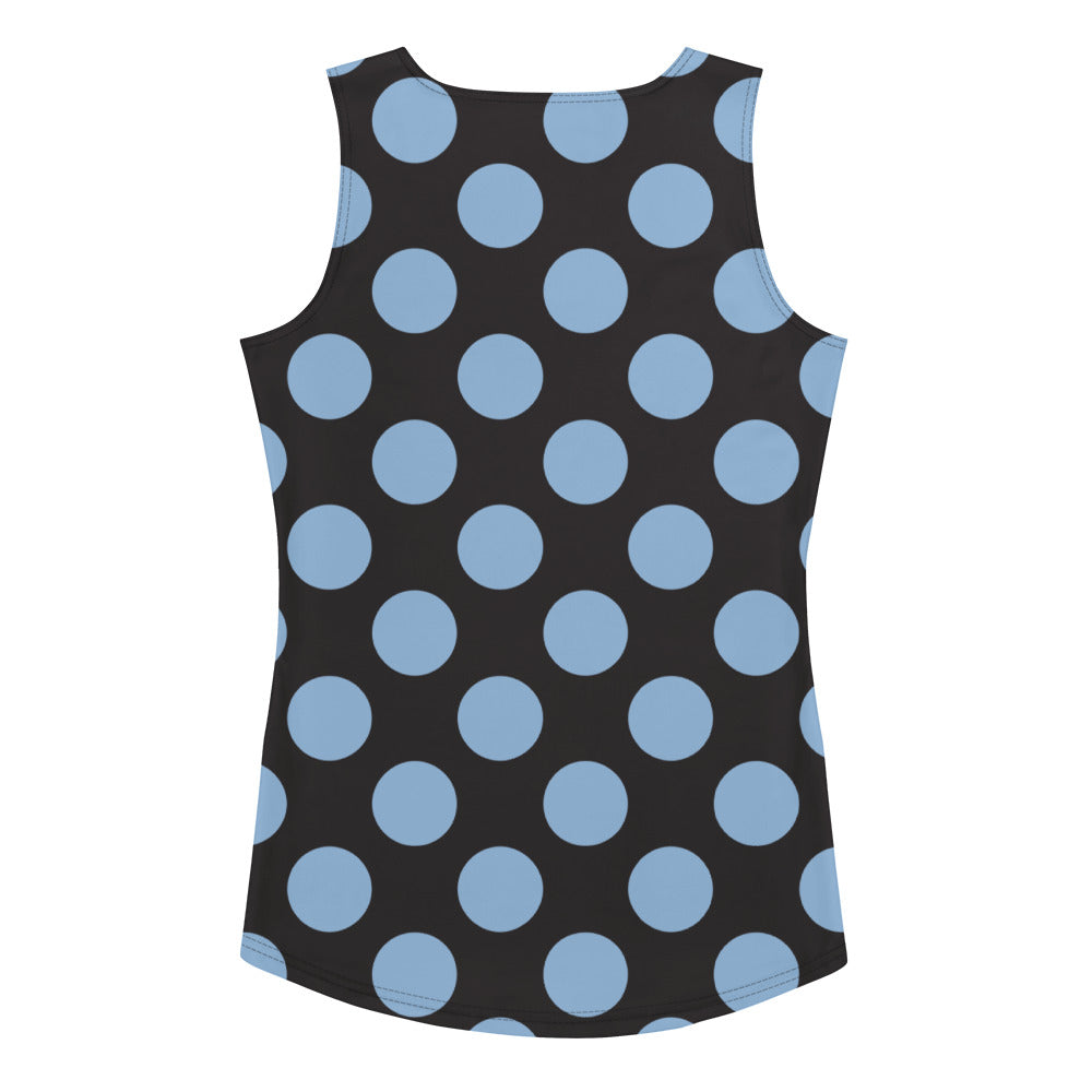 Blue Polkadot - Inspired By Harry Styles - Sustainably Made Tank Top
