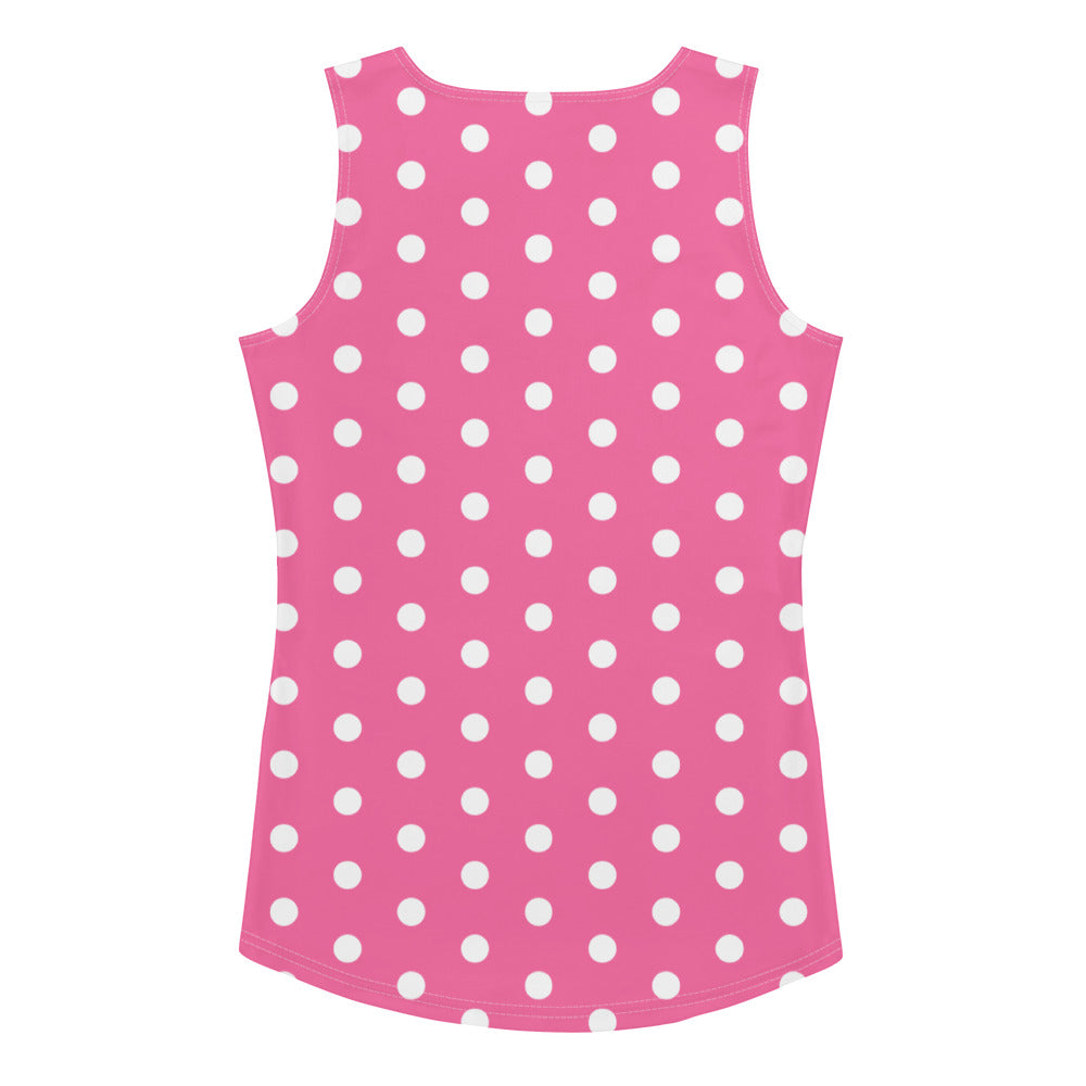 Pink Polkadot - Inspired By Harry Styles - Sustainably Made Tank Top