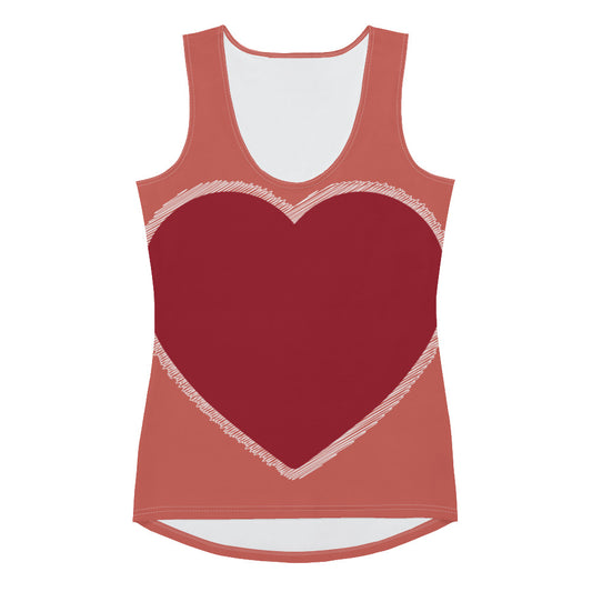 Heart - Inspired By Taylor Swift - Sustainably Made Tank Top