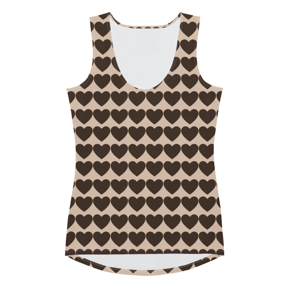 Heart Pattern - Inspired By Harry Styles - Sustainably Made Tank Top