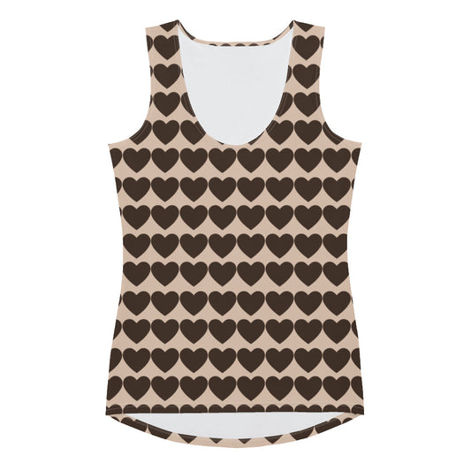 Heart Pattern - Inspired By Harry Styles - Sustainably Made Tank Top