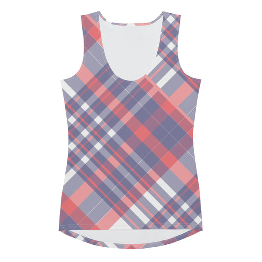 Diagonal Stripes - Inspired By Taylor Swift - Sustainably Made Tank Top
