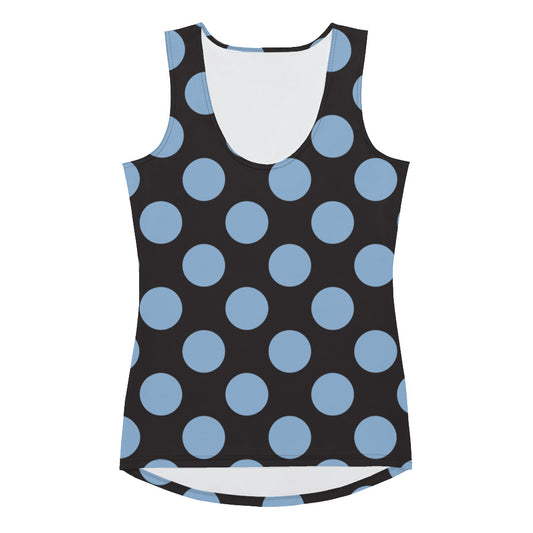 Blue Polkadot - Inspired By Harry Styles - Sustainably Made Tank Top