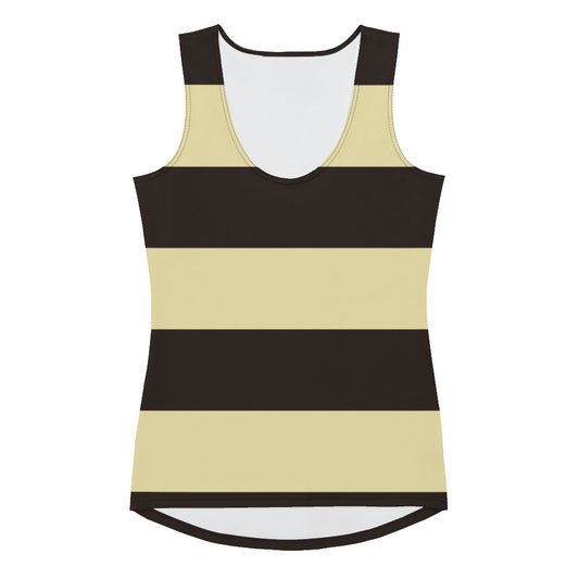 Black Gold tripes - Inspired By Taylor Swift - Sustainably Made Tank Top