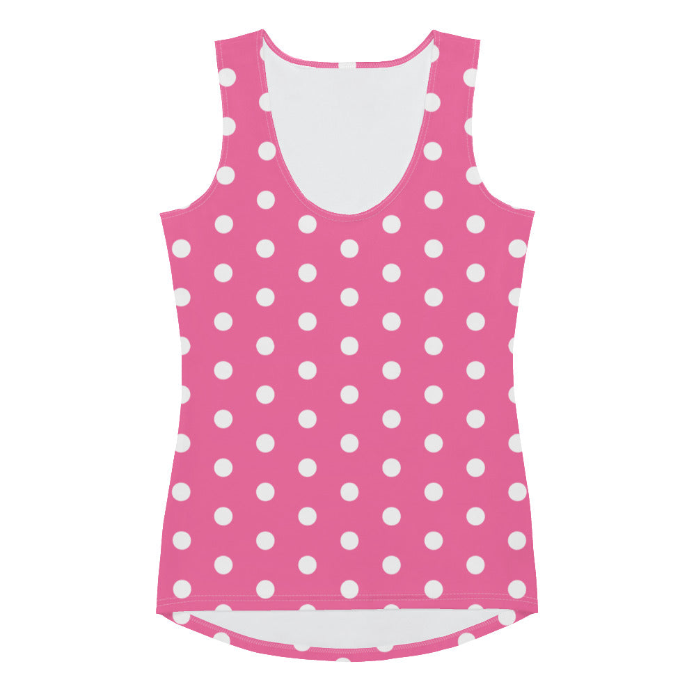 Pink Polkadot - Inspired By Harry Styles - Sustainably Made Tank Top