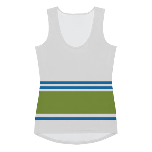Down stripes - Inspired By Zendaya - Sustainably Made Tank Top