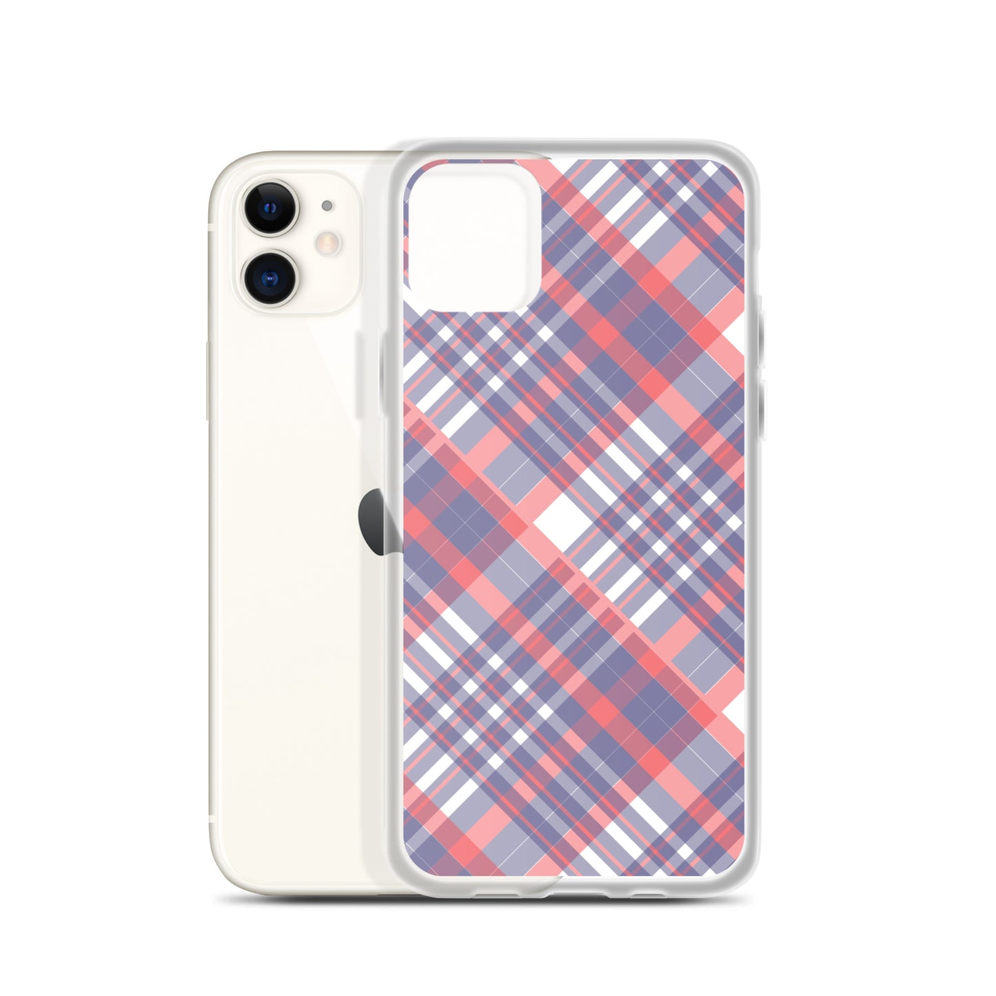 Diagonal Stripes - Inspired By Taylor Swift - Sustainably Made Clear Case for iPhone®