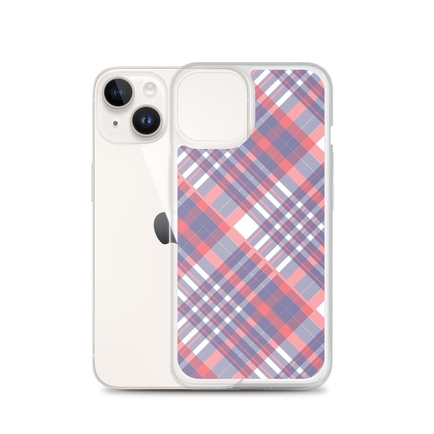 Diagonal Stripes - Inspired By Taylor Swift - Sustainably Made Clear Case for iPhone®