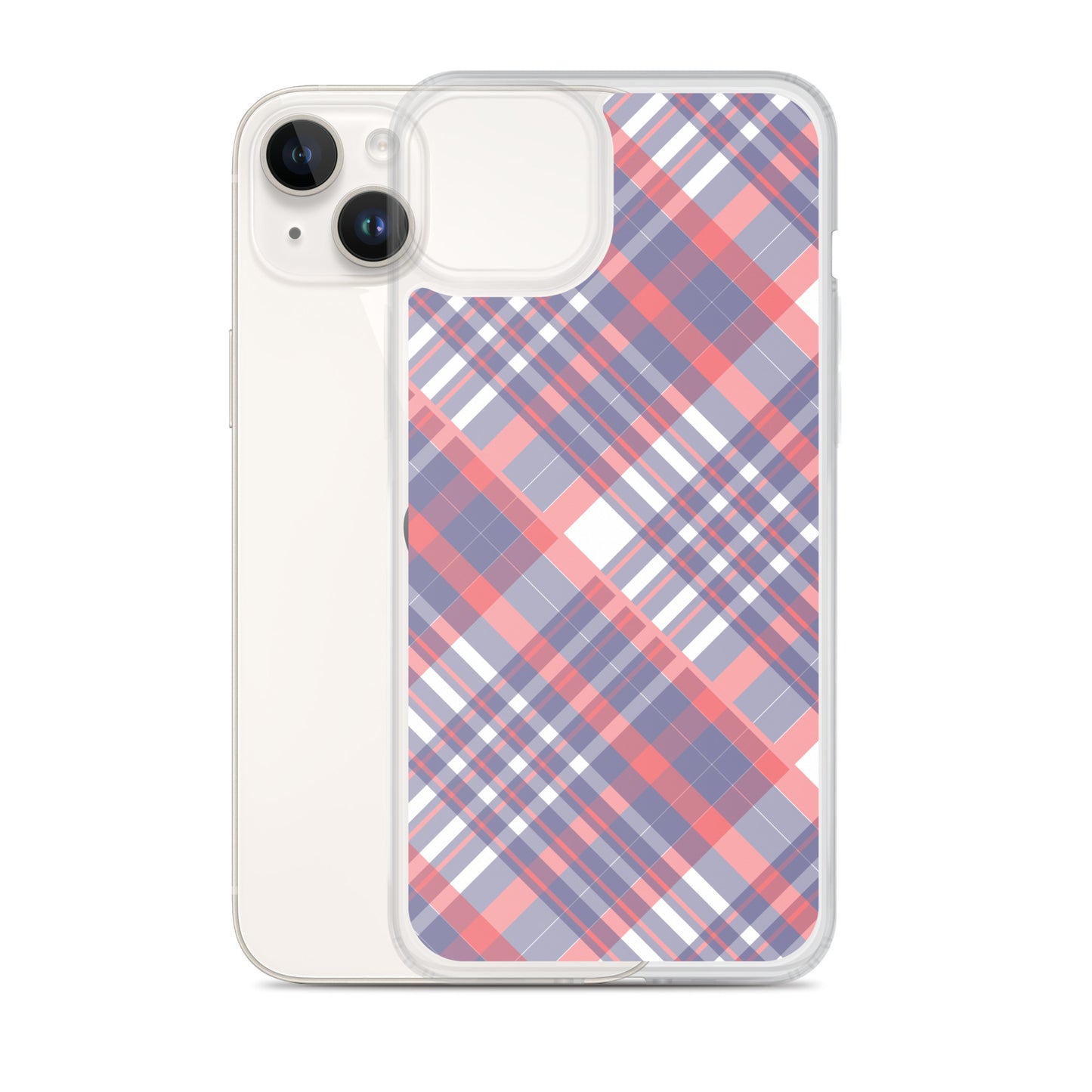 Diagonal Stripes - Inspired By Taylor Swift - Sustainably Made Clear Case for iPhone®