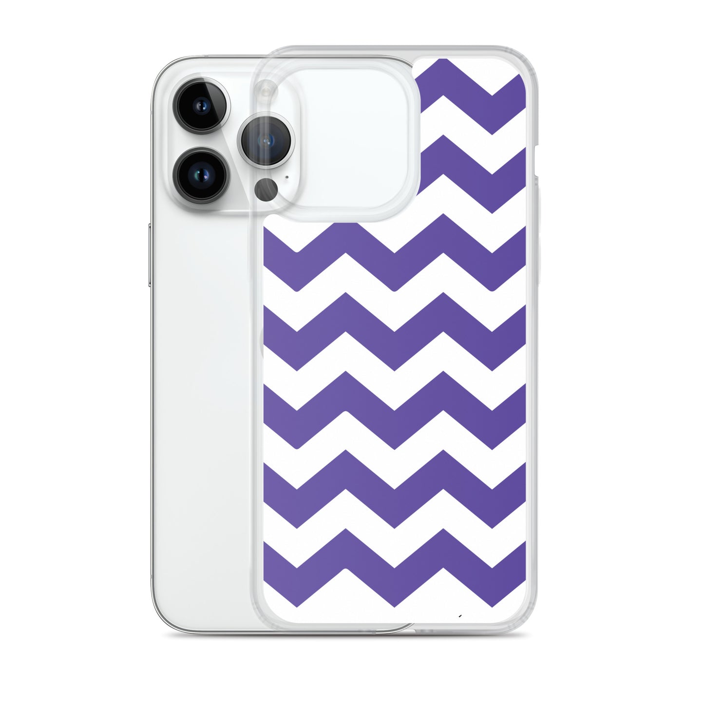 Blue Zigzag - Inspired By Harry Styles - Sustainably Made Clear Case for iPhone®