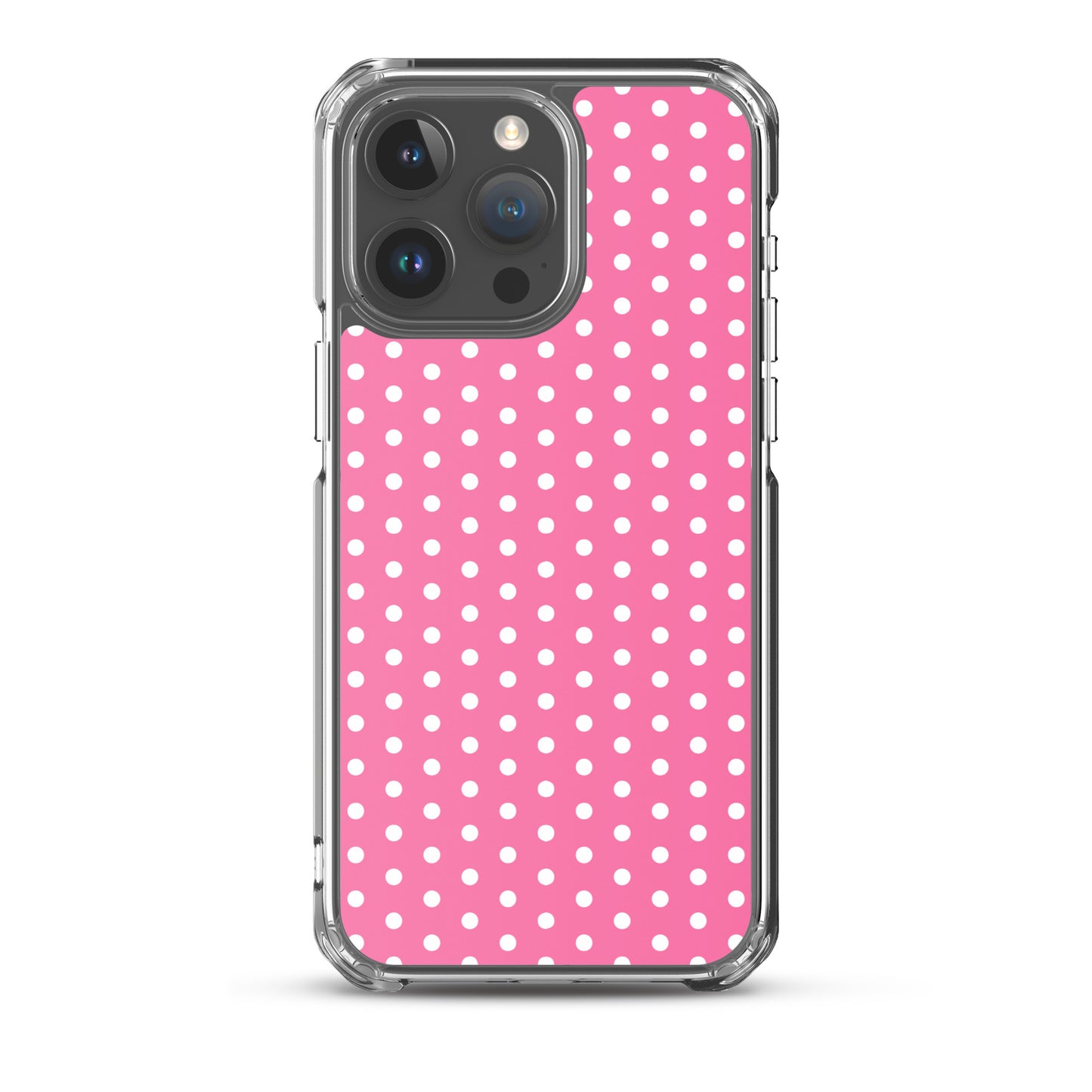 Pink Polkadot - Inspired By Harry Styles - Sustainably Made Clear Case for iPhone®