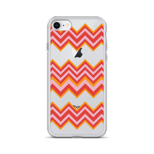Retro Zigzag - Inspired By Taylor Swift - Sustainably Made Clear Case for iPhone®