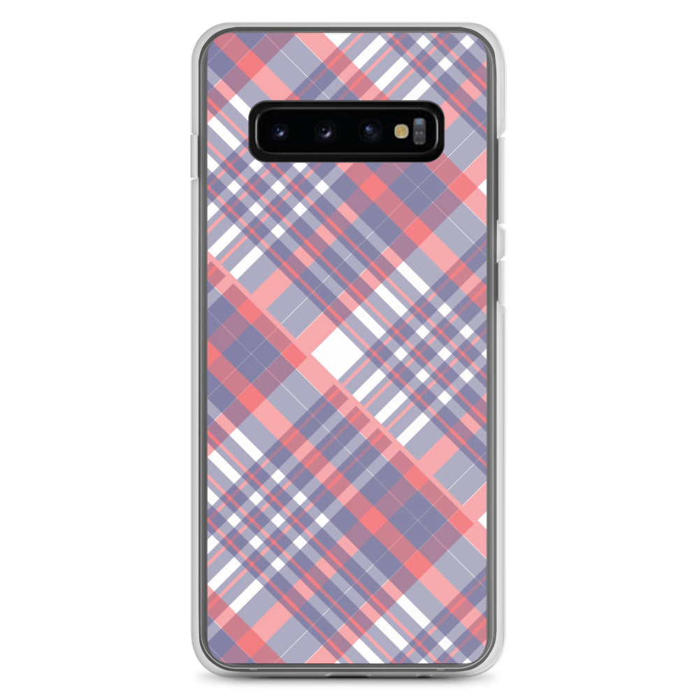 Diagonal Stripes - Inspired By Taylor Swift - Sustainably Made Clear Case for Samsung®