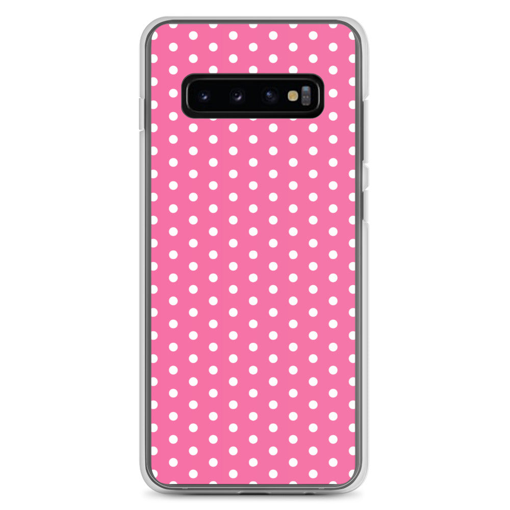 Pink Polkadot - Inspired By Harry Styles - Sustainably Made Clear Case for Samsung®