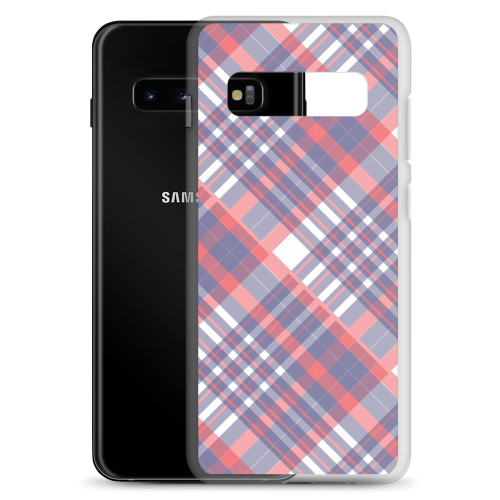 Diagonal Stripes - Inspired By Taylor Swift - Sustainably Made Clear Case for Samsung®