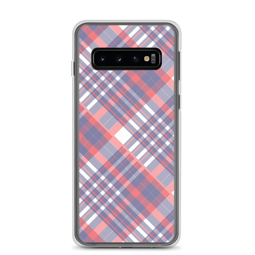 Diagonal Stripes - Inspired By Taylor Swift - Sustainably Made Clear Case for Samsung®