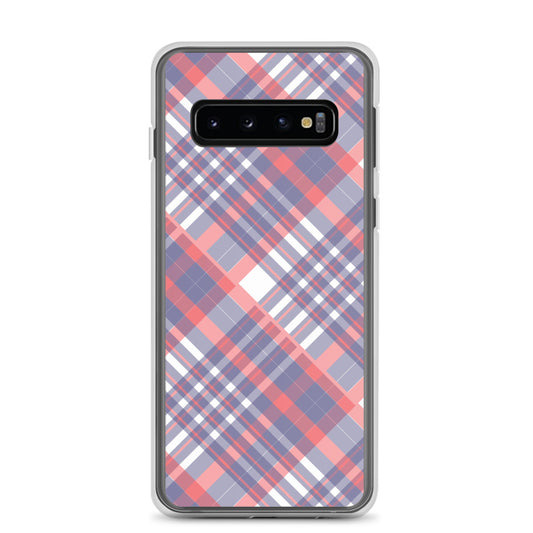 Diagonal Stripes - Inspired By Taylor Swift - Sustainably Made Clear Case for Samsung®