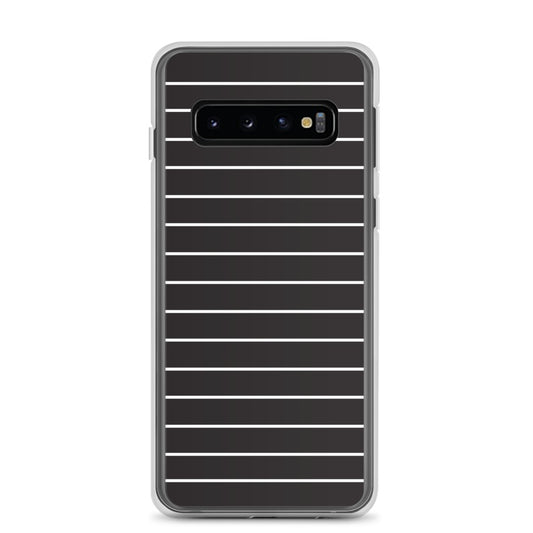 Black Stripes - Inspired By Taylor Swift - Sustainably Made Clear Case for Samsung®
