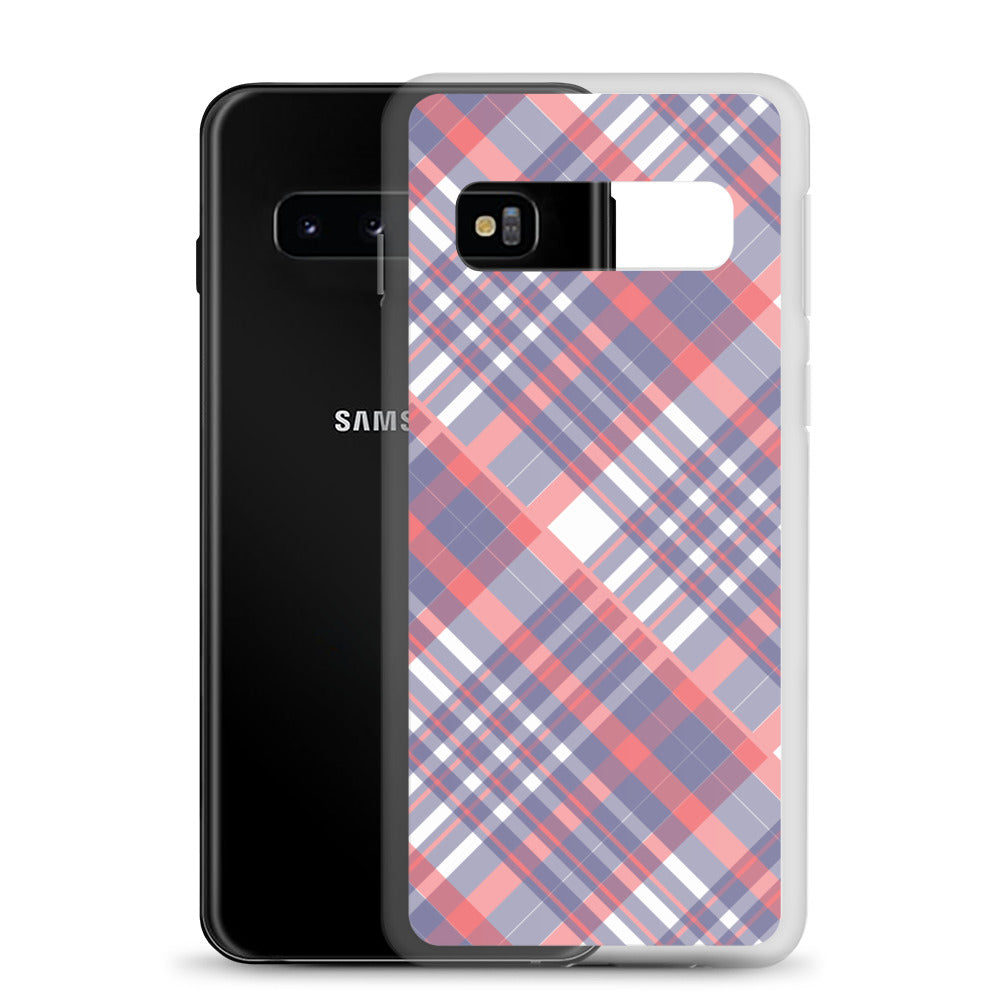 Diagonal Stripes - Inspired By Taylor Swift - Sustainably Made Clear Case for Samsung®