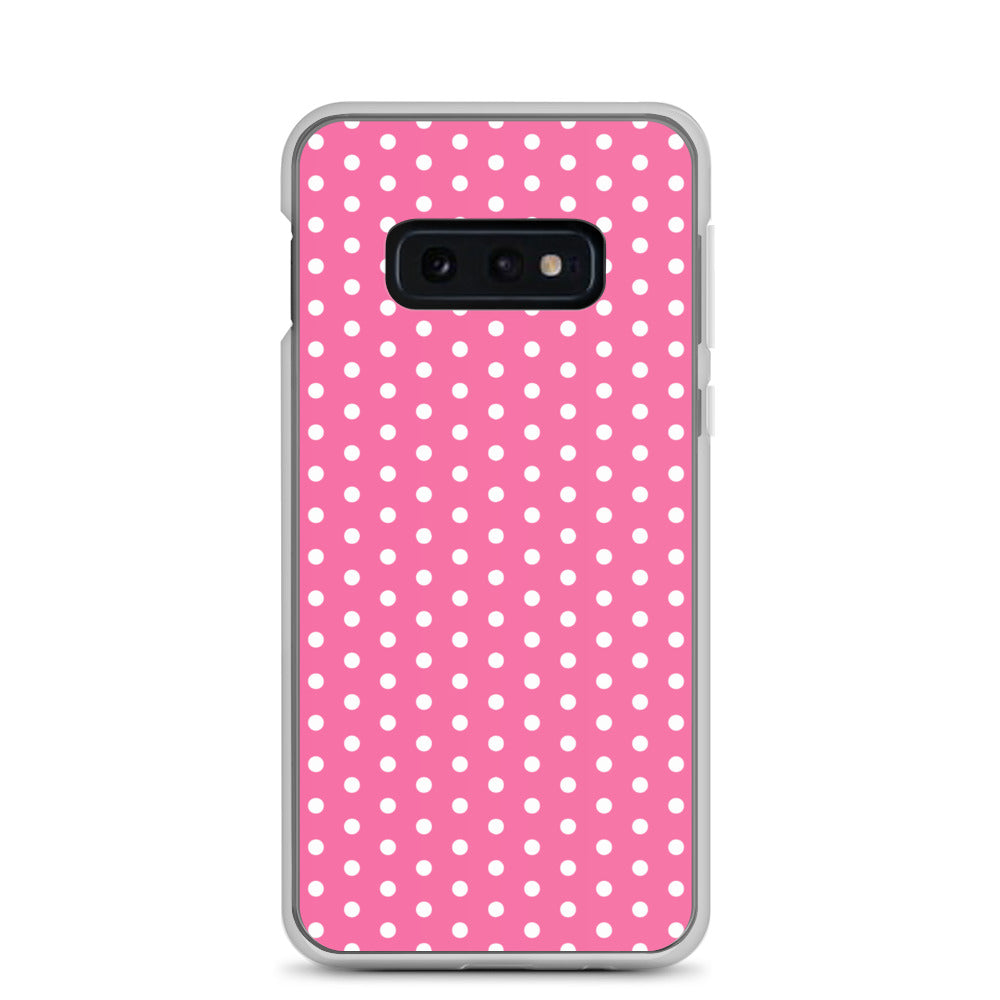 Pink Polkadot - Inspired By Harry Styles - Sustainably Made Clear Case for Samsung®