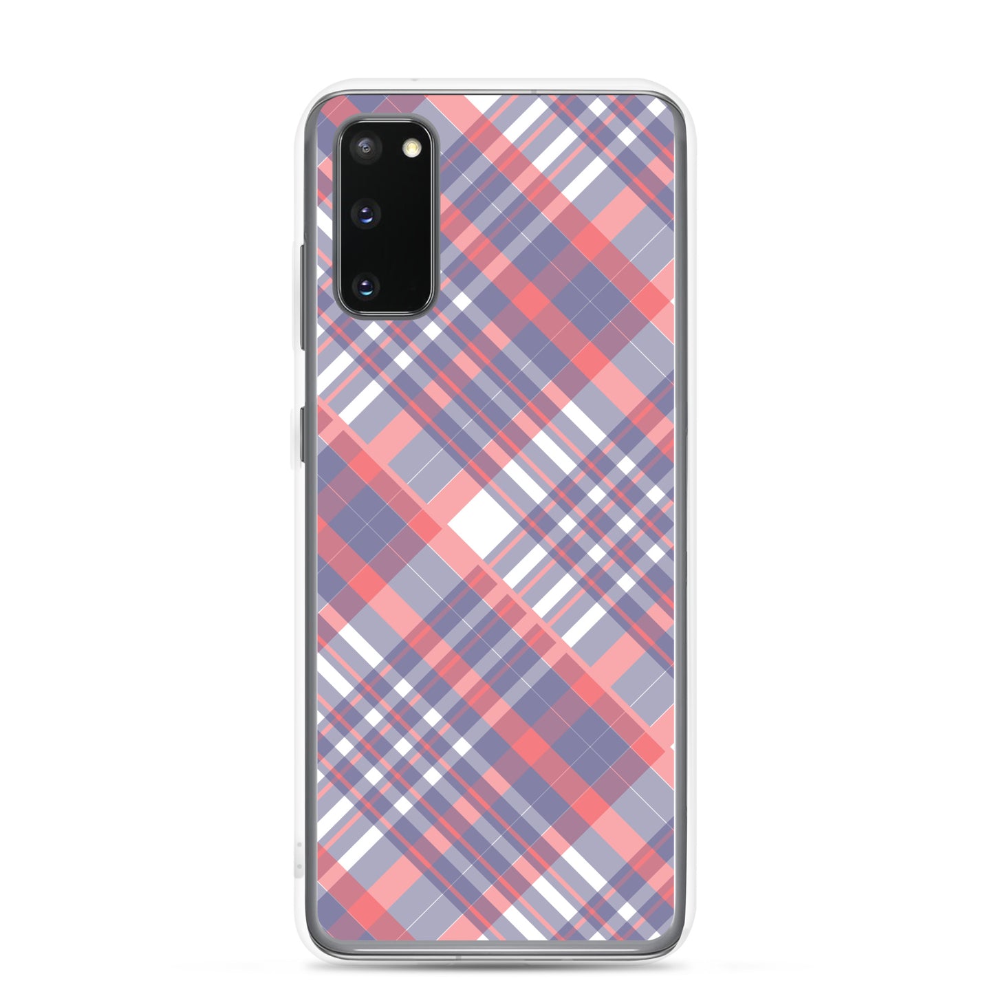 Diagonal Stripes - Inspired By Taylor Swift - Sustainably Made Clear Case for Samsung®