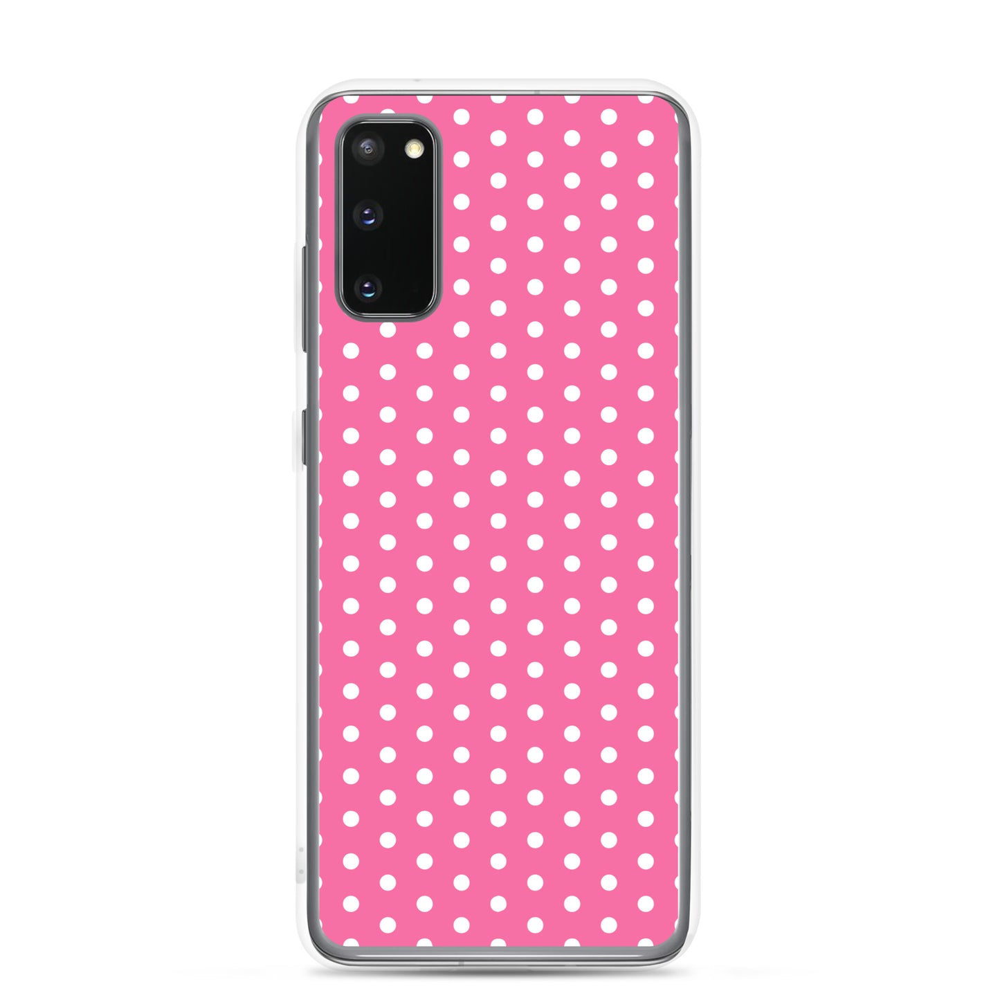 Pink Polkadot - Inspired By Harry Styles - Sustainably Made Clear Case for Samsung®