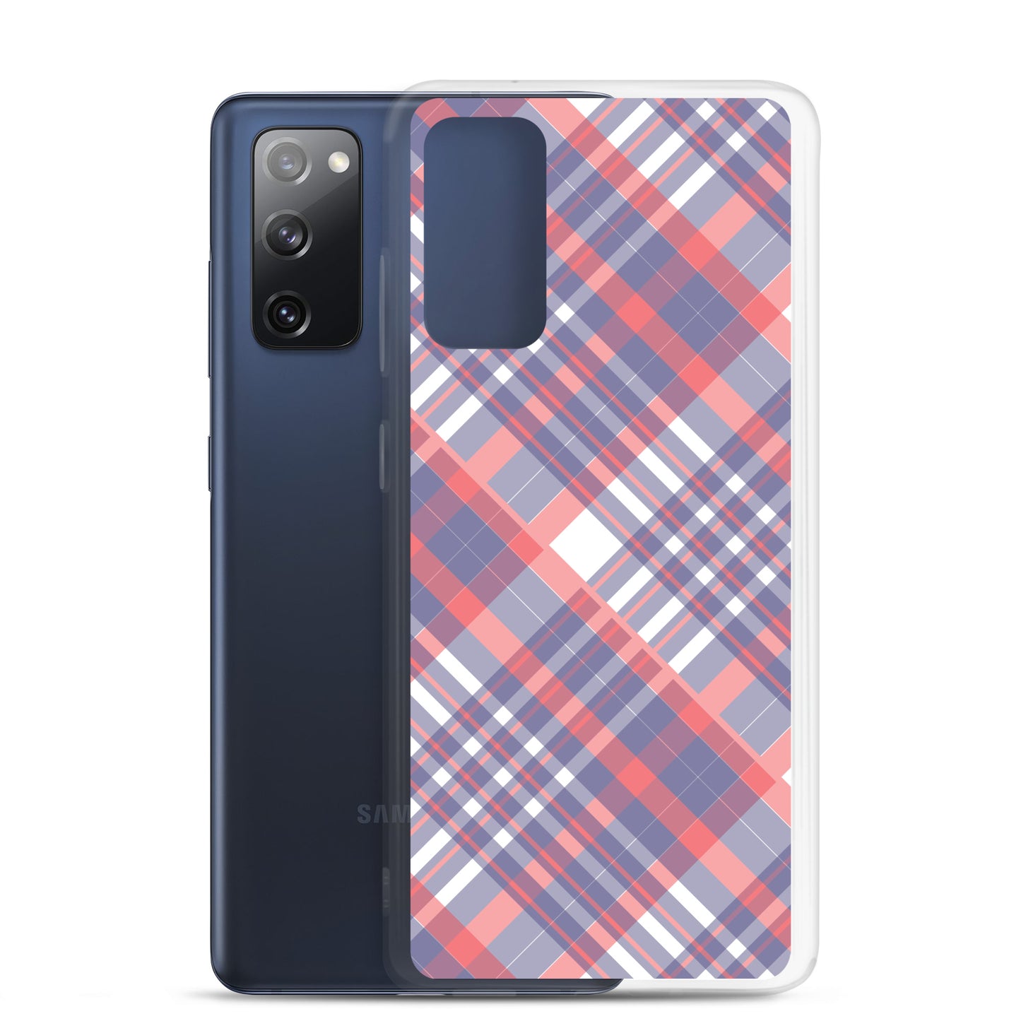 Diagonal Stripes - Inspired By Taylor Swift - Sustainably Made Clear Case for Samsung®