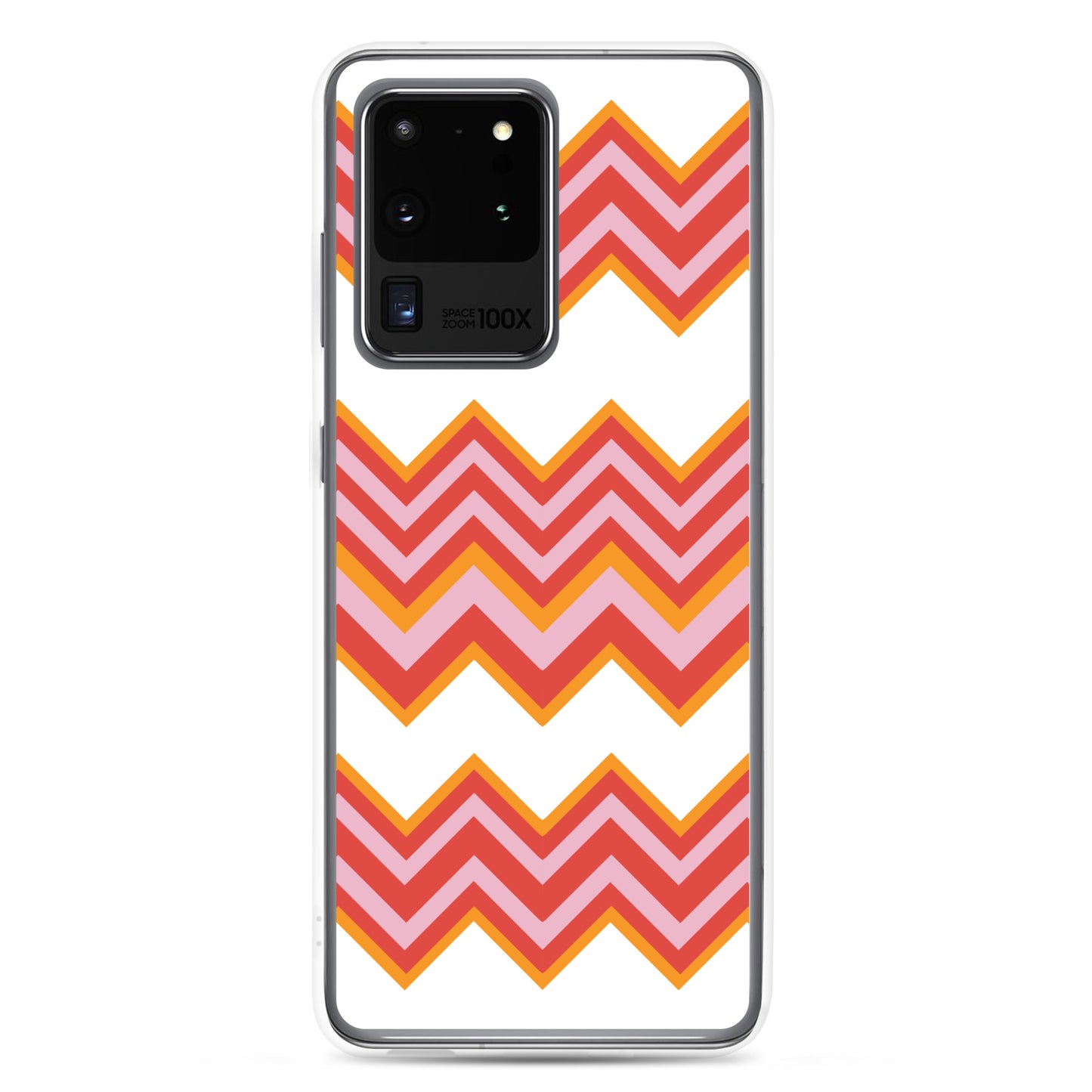 Retro Zigzag - Inspired By Taylor Swift - Sustainably Made Clear Case for Samsung®