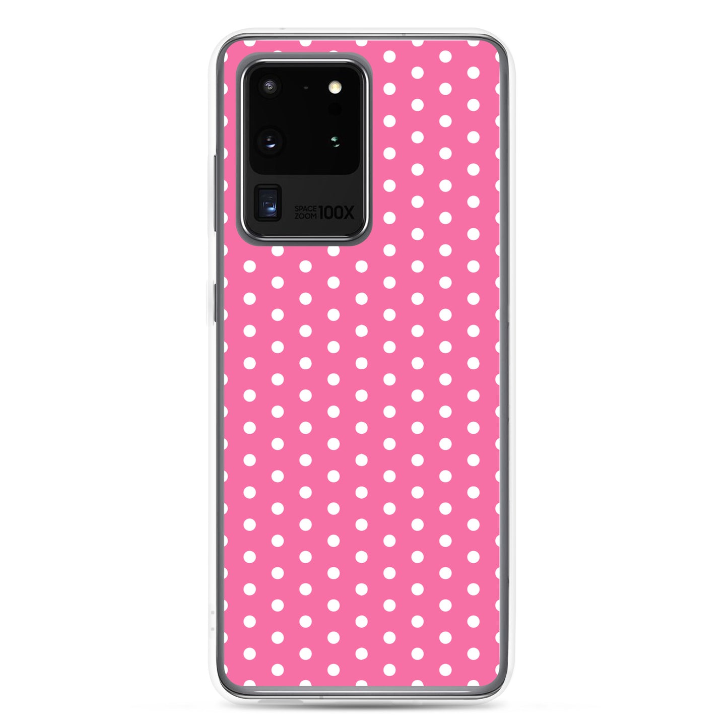 Pink Polkadot - Inspired By Harry Styles - Sustainably Made Clear Case for Samsung®