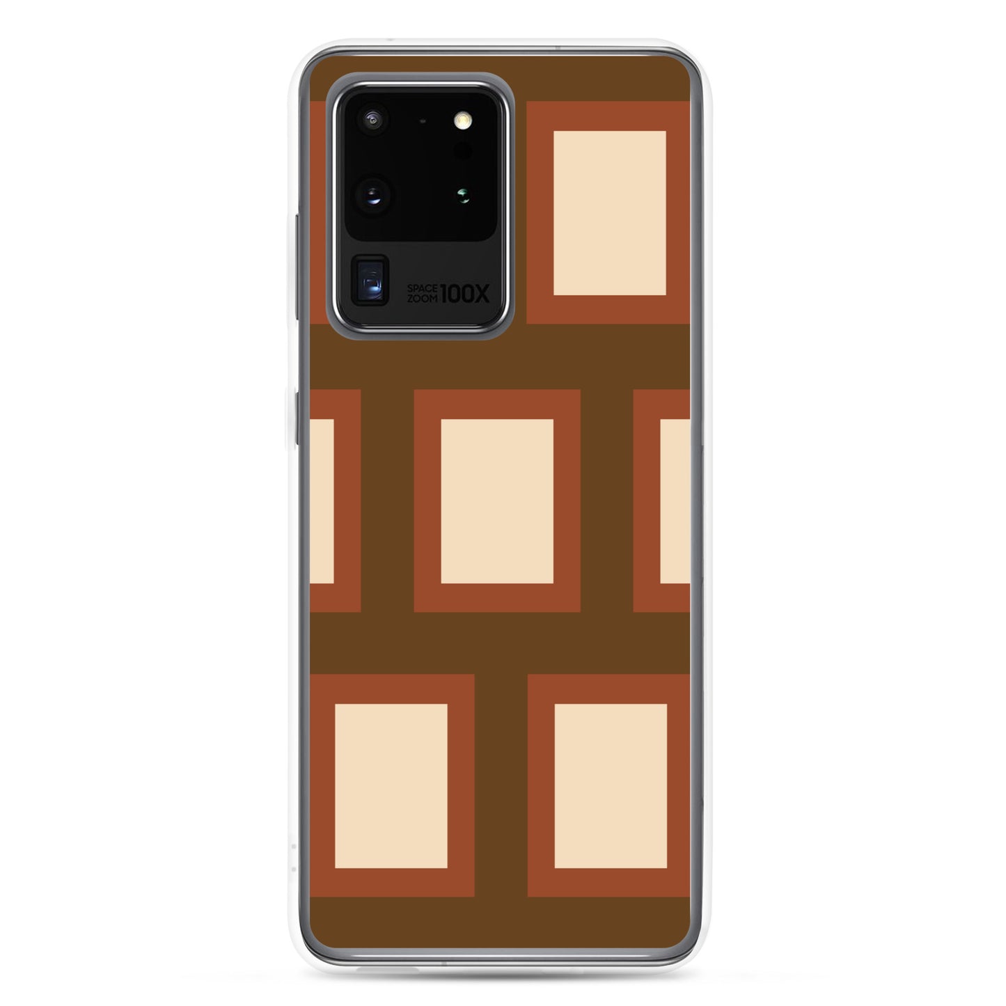 Retro Block - Inspired By Harry Styles - Sustainably Made Clear Case for Samsung®