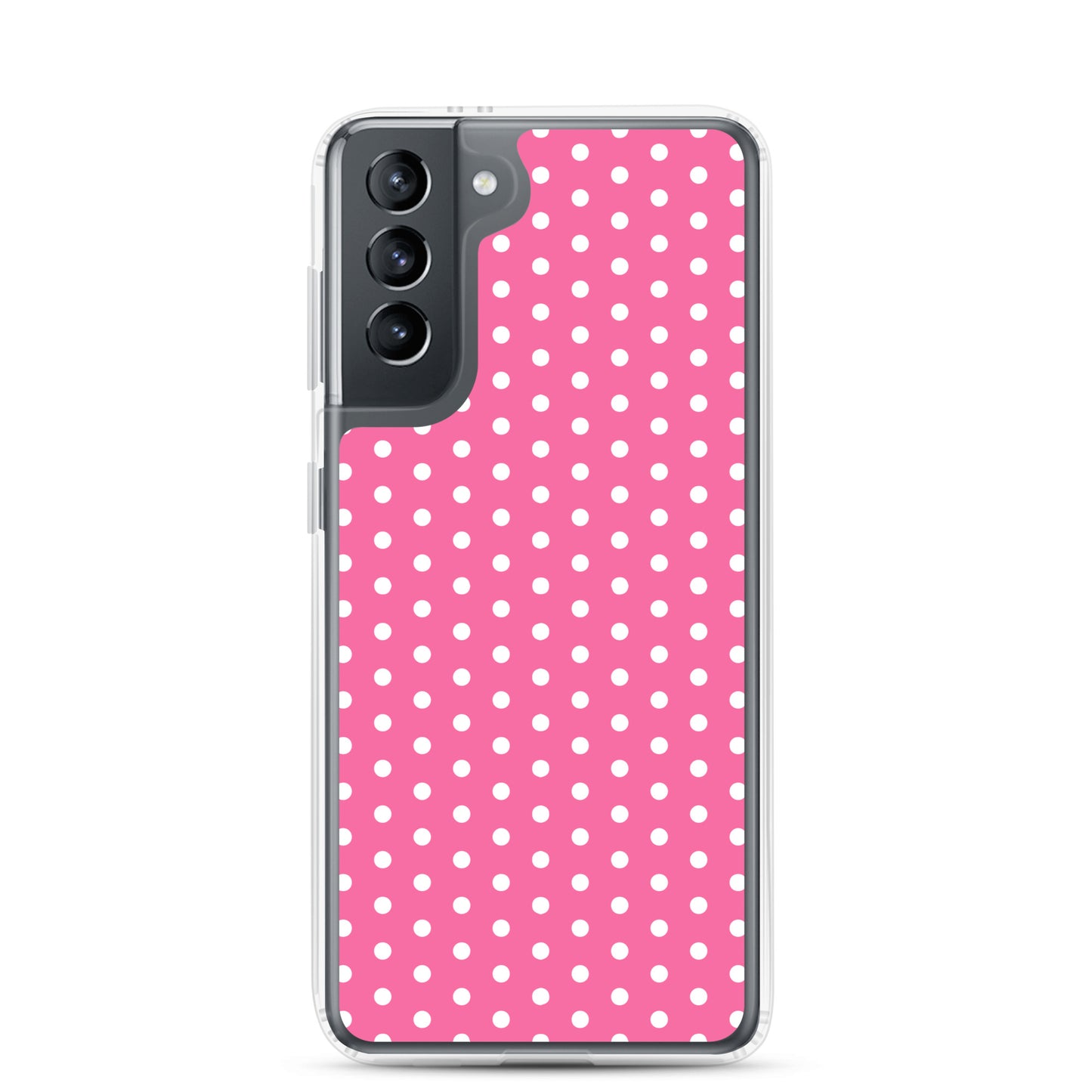 Pink Polkadot - Inspired By Harry Styles - Sustainably Made Clear Case for Samsung®