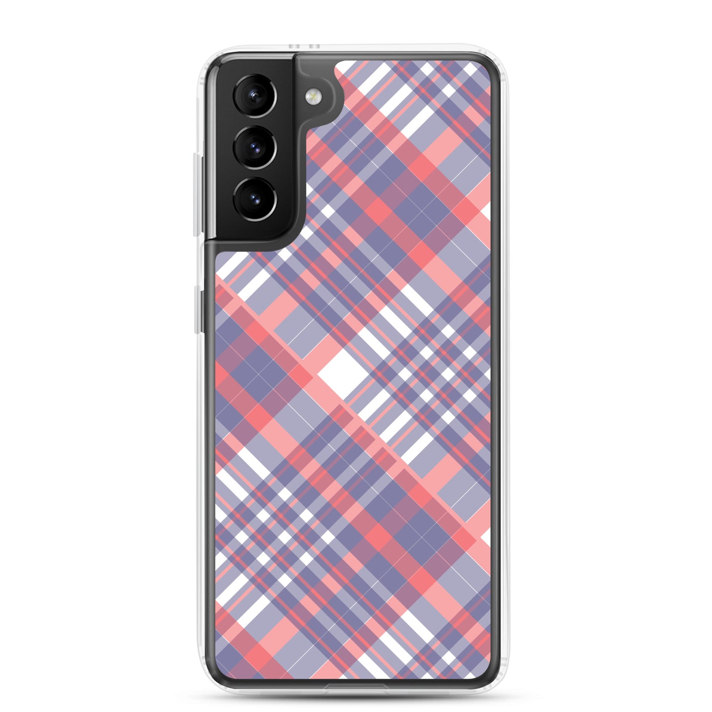 Diagonal Stripes - Inspired By Taylor Swift - Sustainably Made Clear Case for Samsung®