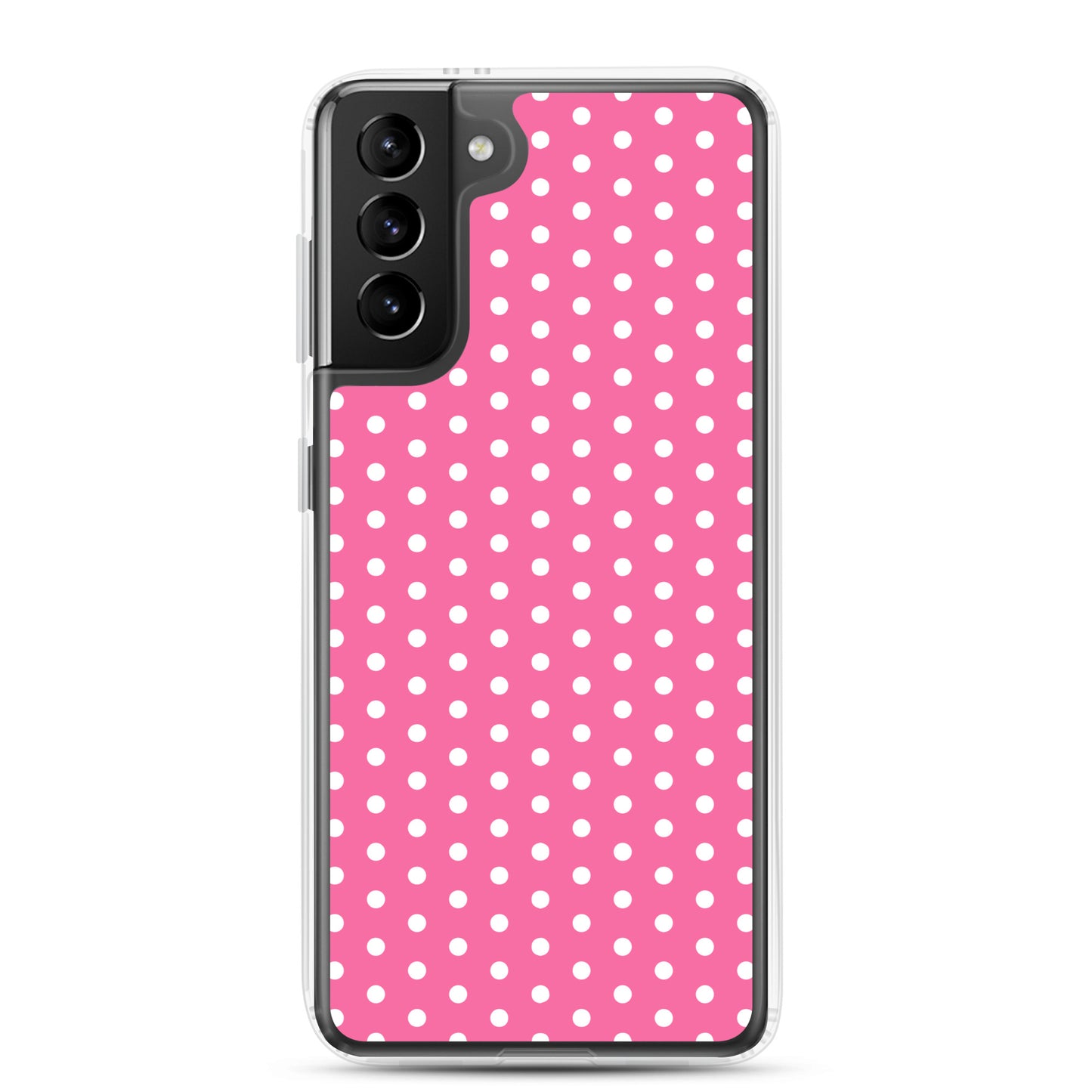 Pink Polkadot - Inspired By Harry Styles - Sustainably Made Clear Case for Samsung®